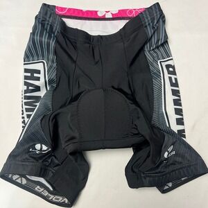 VOLER Hammer Nutrition Cycling 7" Inseam Shorts‎ Padded Bike Shorts Womens Large